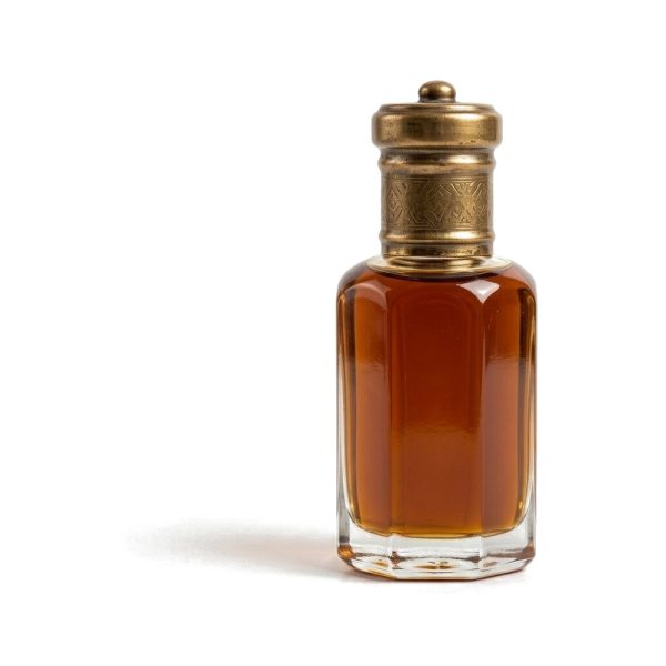 Chocolate musk perfume oil bottle